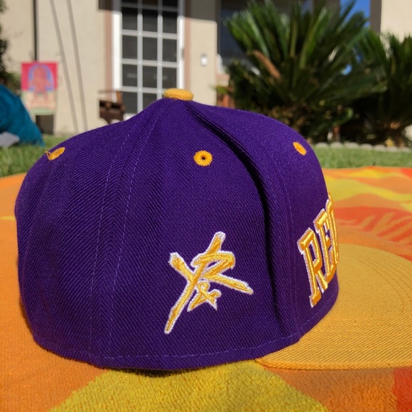 Purple / Yellow Young & Reckless Hat - Picture 2 of 4